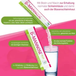 Clearance D-Mannose Plus 2000 mg Sticks, 60X2.47 g Mannose