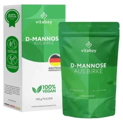 D-Mannose Pulver aus Birke vegan Diätetikum, 100 g