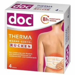 New ® THERMA Wärme-Gürtel Rücken, 4 St Wärmepflaster