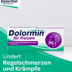 Hot für Frauen bei Menstruationsbeschwerden mit Naproxen, 20 St Regelschmerzen Tabletten
