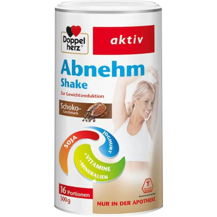 Doppelherz Abnehm Shake Schoko Pulver, 500 g