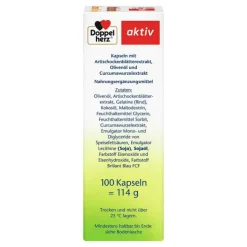 Doppelherz Artischocke Curcuma + Olivenöl Kapseln, 100 St