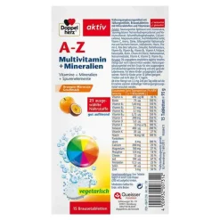 Outlet Doppelherz A-Z Multivitamin+Mineralien Brausetabletten, 15 St