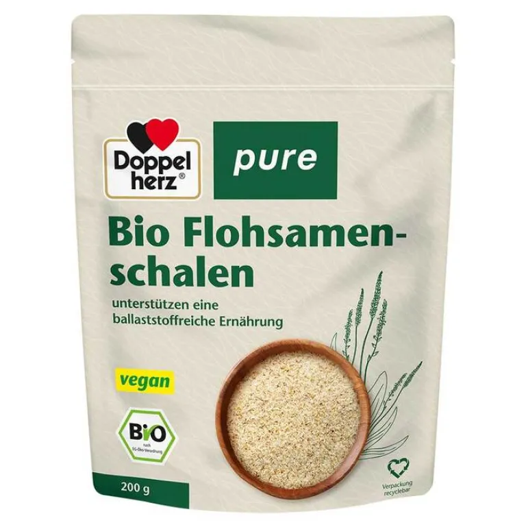 Bio Flohsamenschalen pure Pulver, 200 g Flohsamenschalen|Spezialitäten