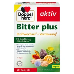 Best Doppelherz Bitter plus Kapseln, 60 St