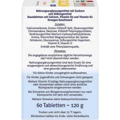 Sale Calcium 1000 + D3 + K2 system Kautabletten, 60 St Vitamin K|Vitamin D (Colecalciferol)