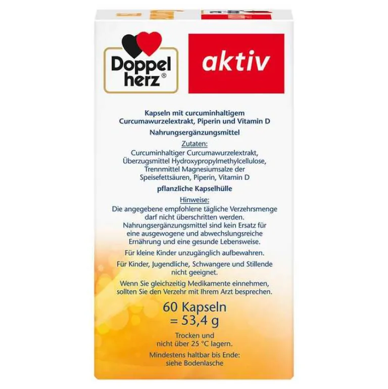 Sale Doppelherz Curcuma 750 Kapseln, 60 St
