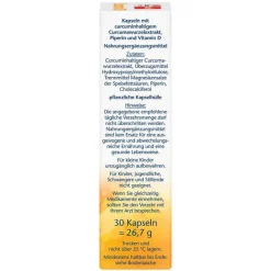New Curcuma 750 Kapseln, 30 St Kurkuma Kapseln