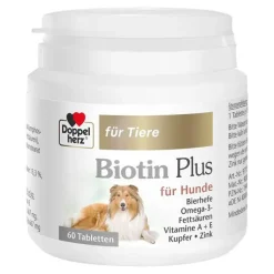 Doppelherz für Tiere Biotin Plus Tabletten für Hunde, 60 St