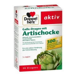 Hot Galle-Dragee mit Artischocke, 50 St Verdauung