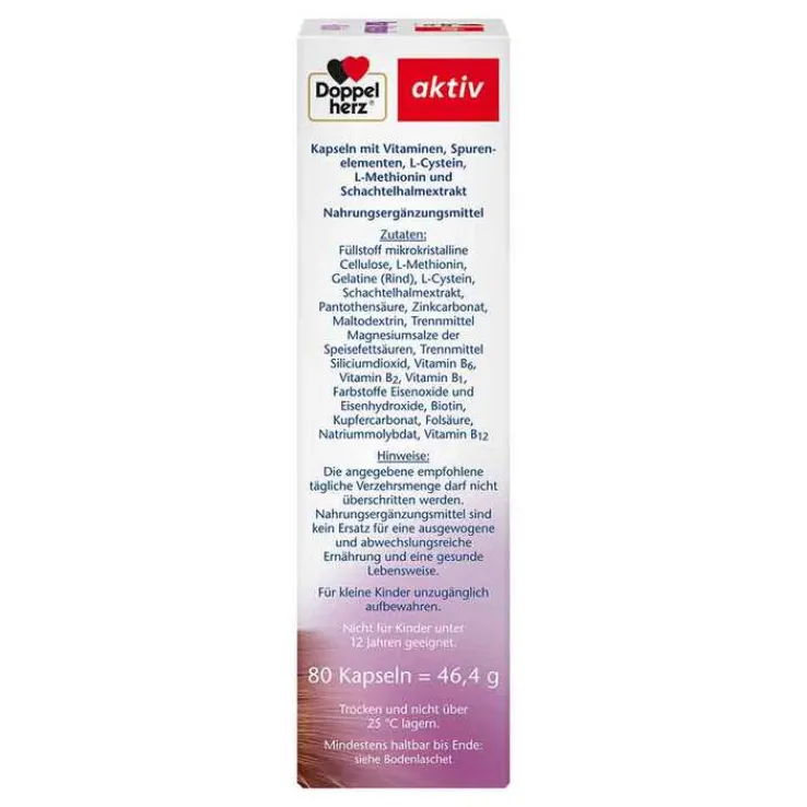 Doppelherz Haar Intensiv + Biotin Kapseln, 80 St