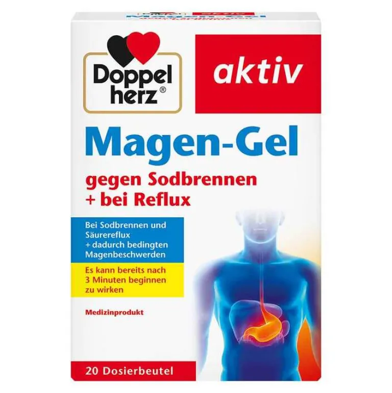 Sale Magen-Gel gegen Sodbrennen + bei Reflux, 20X10 ml Sodbrennen Medikamente