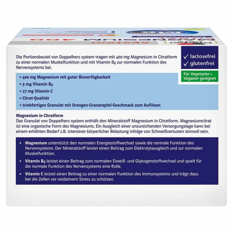 Clearance Magnesium 400 Citrat system Granulat, 60 St Magnesium
