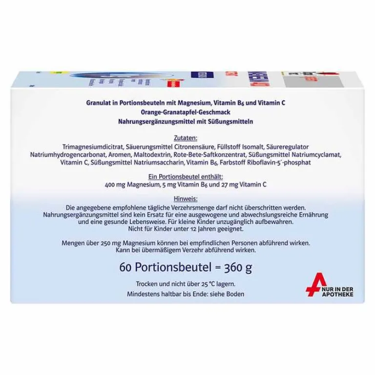 Clearance Magnesium 400 Citrat system Granulat, 60 St Magnesium