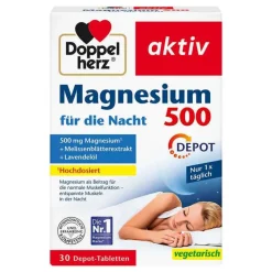 Sale Magnesium 500 für die Nacht Tabletten, 30 St Magnesium