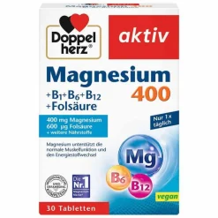New Doppelherz Magnesium 400 mg Tabletten, 30 St
