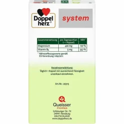 New Doppelherz Magnesium 400 Pur system Kapseln, 60 St