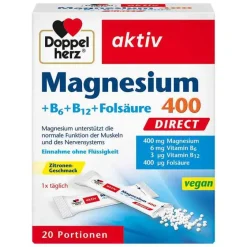 Clearance Magnesium+B-Vitamine direct Pellets, 20 St Hirnleistung & Nerven|Magnesium