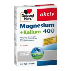 Doppelherz Magnesium+Kalium Tabletten, 60 St