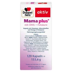 Discount Mama plus mit DHA + Folsäure Kapseln, 120 St Kinder Kinderwunsch Tabletten