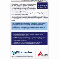 Hot Melatonin + Hanföl system Kapseln, 60 St Melatonin Tabletten