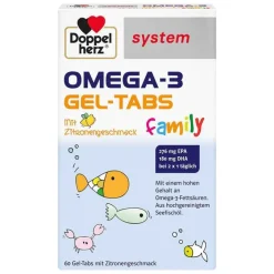 Online Doppelherz Omega-3 Gel-Tabs family system , 60 St