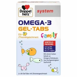 Discount Doppelherz Omega-3 Gel-Tabs family system, 120 St