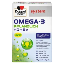 Outlet Omega-3 pflanzlich system Kapseln, 120 St Omega 3 Kapseln