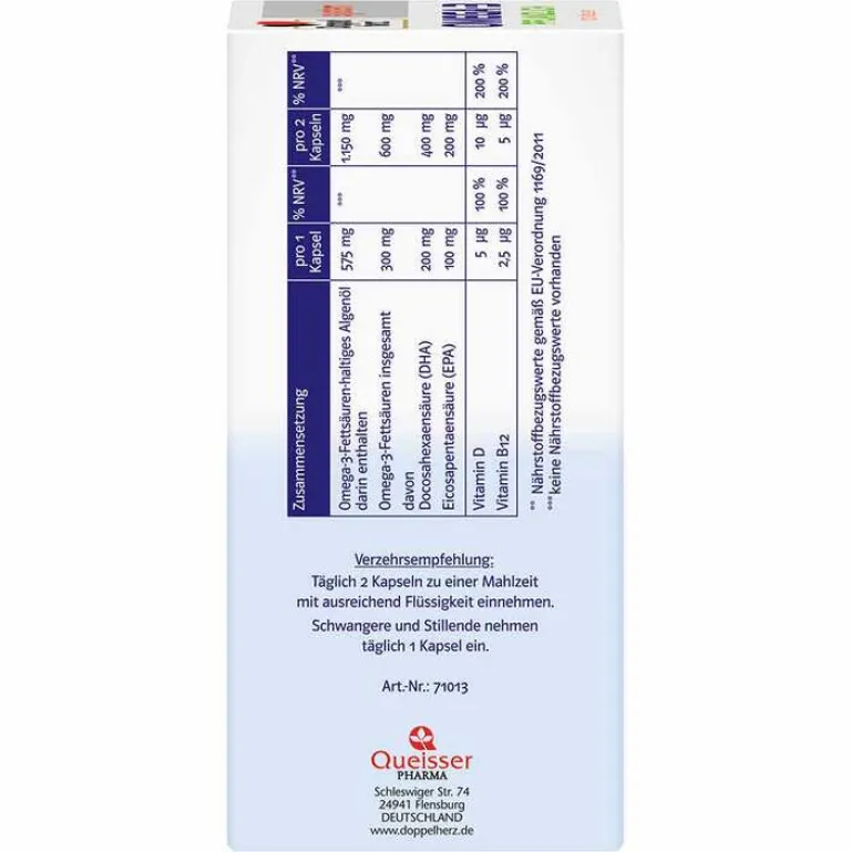 Outlet Omega-3 pflanzlich system Kapseln, 120 St Omega 3 Kapseln