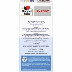 Clearance Doppelherz Omega-3 Premium 1500 system Kapseln, 120 St