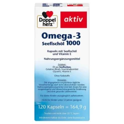 Clearance Doppelherz Omega-3 Seefischöl 1000 Kapseln, 120 St