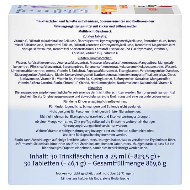 Doppelherz Orthopro Immun Duo system Trinkampullen, 30 St