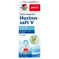 New Spitzwegerich Hustensaft V, 150 ml Hustenstiller