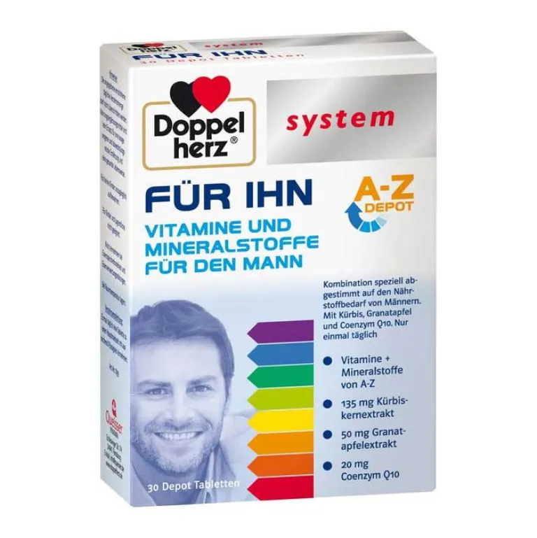 Hot Doppelherz system Für Ihn Tabletten, 30 St