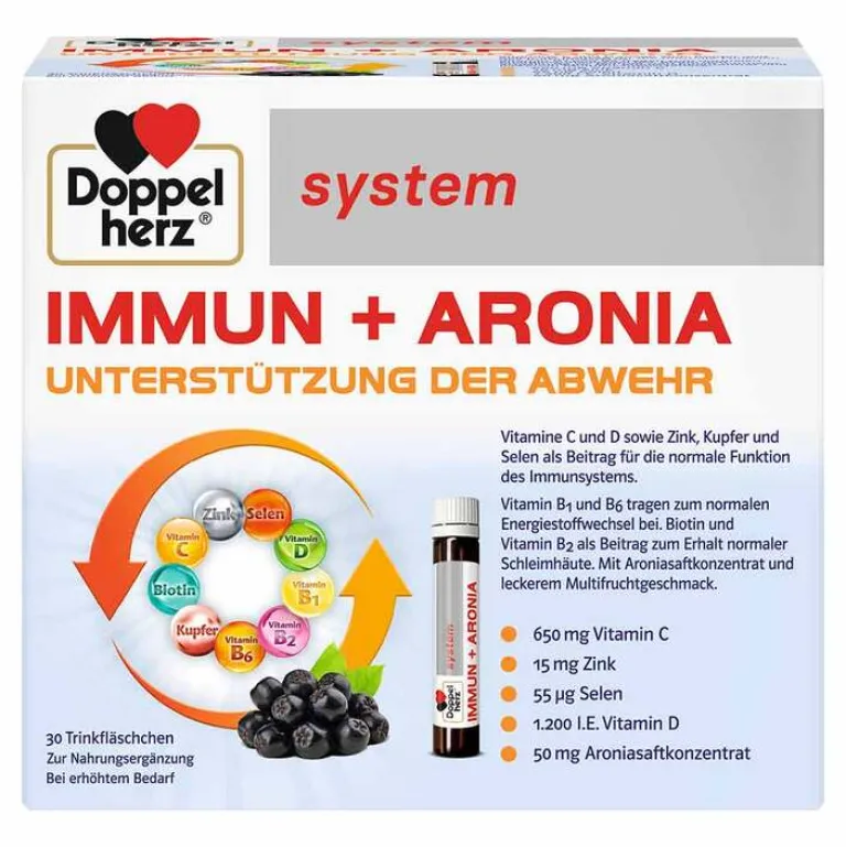 Clearance system Immun+Aronia Ampullen, 30 St Multivitamine|Immunsystem