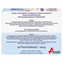 Best Doppelherz system Magnesium 400 Citrat Granulat, 40 St