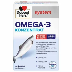 Online system Omega-3 Konzentrat Kapseln, 120 St Omega 3 Kapseln