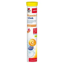 Doppelherz Vitamin C+Zink Brausetabletten, 15 St