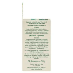 Online Doppelherz Zink + C pure Kapseln, 60 St