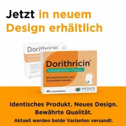 Dorithricin® Halstabletten Classic bei Halsschmerzen, 40 St