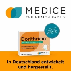 Dorithricin® Halstabletten Classic bei Halsschmerzen, 40 St