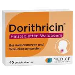 Outlet Dorithricin ® Halstabletten Waldbeere bei Halsschmerzen, 40 St