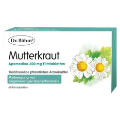 Outlet Dr, Böhm Dr. Böhm Mutterkraut Apomedica 200 mg Filmtabletten, 60 St