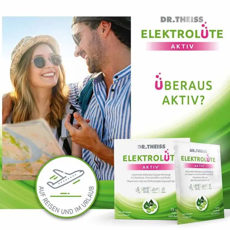 Sale Dr. Theiss Elektrolüte Aktiv Pulver Sachets, 15 St
