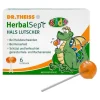 Hot Herbalsept Hals Lutscher Kids, 6 St Halsschmerztabletten