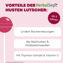 Dr. Theiss Herbalsept Husten Lutscher Kids, 6 St