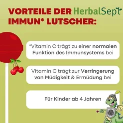 Online Herbalsept Immun Lutscher Kids D NEM, 6 St Kinder Vitamin C (Ascorbinsäure)|Immunsystem