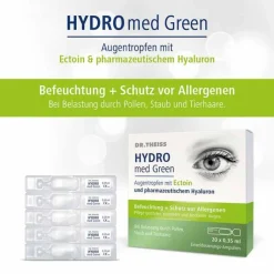 Dr. Theiss Hydro med Green Augentropfen Einzeldosis Ampullen , 20X0.35 ml