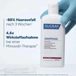 Clearance Ducray Anaphase Shampoo bei chronischem Haarausfall, 400 ml