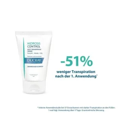 Ducray Hidrosis Control Gesicht / Hand- und Fußcreme, 50 ml